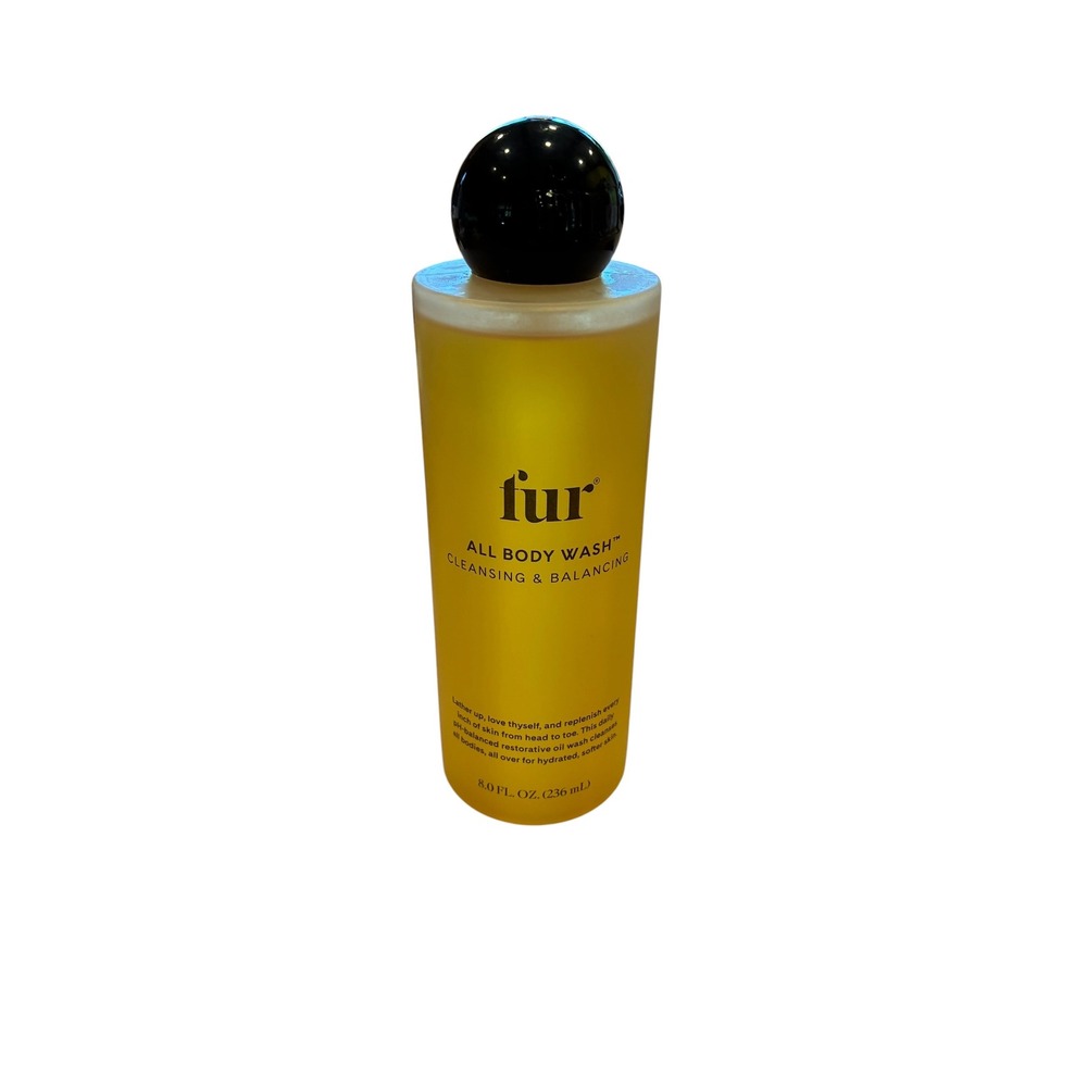 Fur All Body Wash Cleansing Balancing pH-Balanced Restorative Oil Wash 8oz 236ml